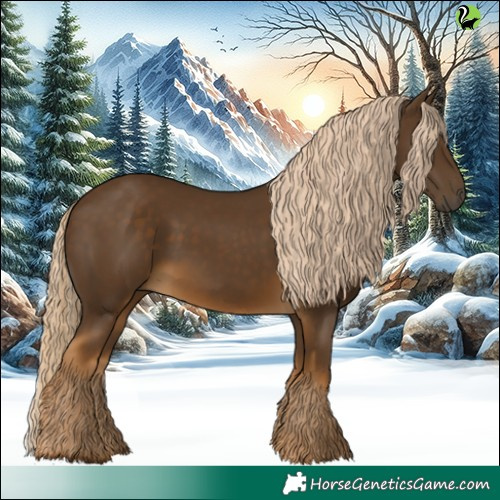 Horse Color:Chocolate Palomino 