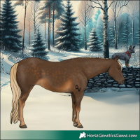 Horse Color:Chocolate Palomino