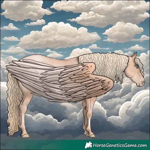 Horse Color:Gold Champagne Pearl Rabicano  and Gold Champagne Pearl Rabicano 