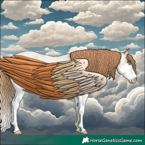Horse Color:Bay Roan Pearl Splash