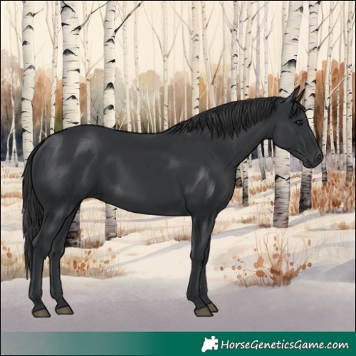 Horse Color:Black 