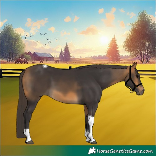 Horse Color:Buckskin Tobiano 
