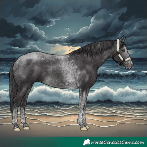 Horse Color:Platinum Buckskin Tobiano 