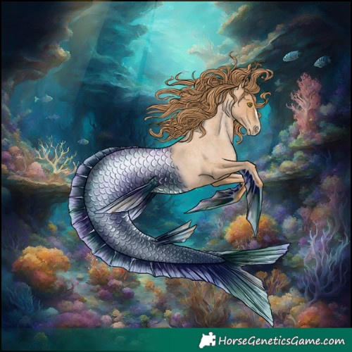 Horse Color:Red Roan Pearl Tobiano Frame 