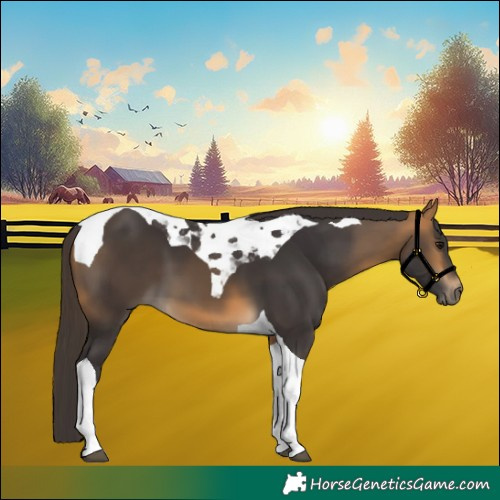Horse Color:Buckskin Tobiano 