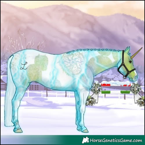 Horse Color:Thunderstruck Watercolor Silver Bay Roan Tobiano 