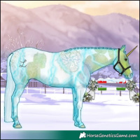 Horse Color:Thunderstruck Watercolor Silver Bay Roan Tobiano 