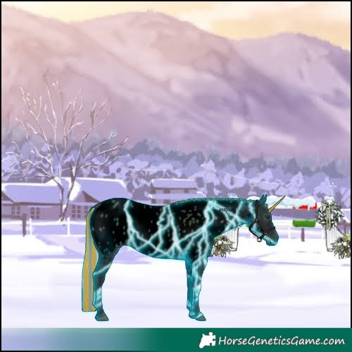 Horse Color:Void Platinum Painted Thunderstruck Midnight Palomino Ice Onyx Near Leopard