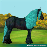 Horse Color:Watercolor Midnight Bay Ice