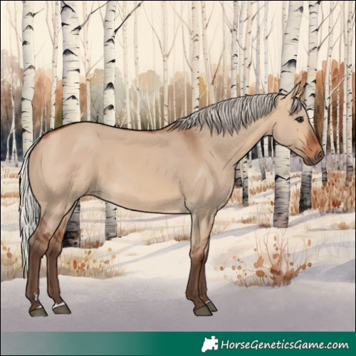 Horse Color:Silver Bay Dun 