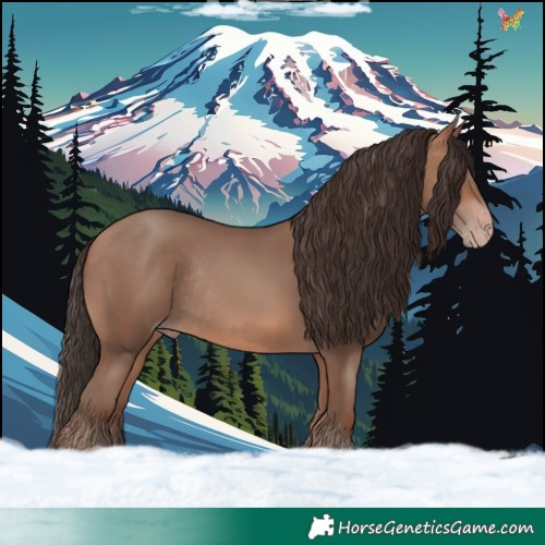 Horse Color:Sable Champagne Rabicano 