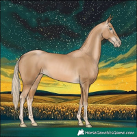 Horse Color:Gray Palomino Pearl 