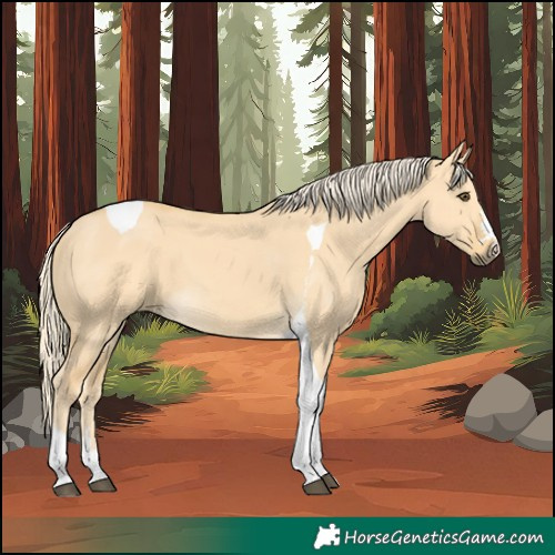 Horse Color:Palomino Dun Tobiano