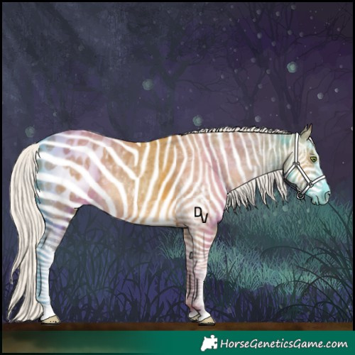 Horse Color:Silver Classic Cream Champagne Ice Sabino Blanket 