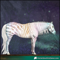 Horse Color:Silver Classic Cream Champagne Ice Sabino Appaloosa 