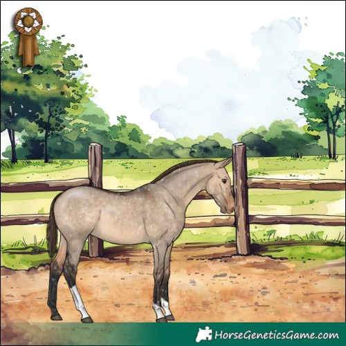 Horse Color:Brown Dun Tobiano Appaloosa Rabicano 