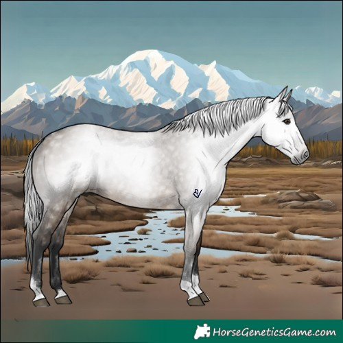 Horse Color:Gray Brown Dun Tobiano Appaloosa 
