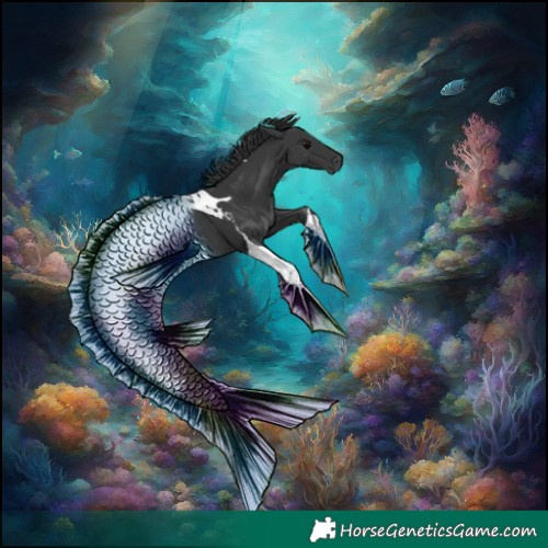 Horse Color:Black Tobiano 