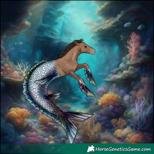 Horse Color:Powder White Classic Champagne