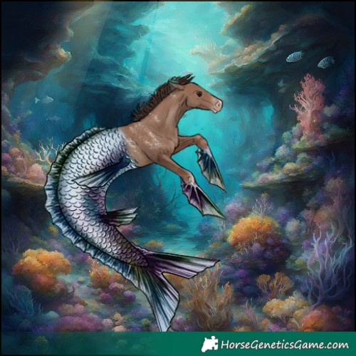 Horse Color:Powder White Classic Champagne