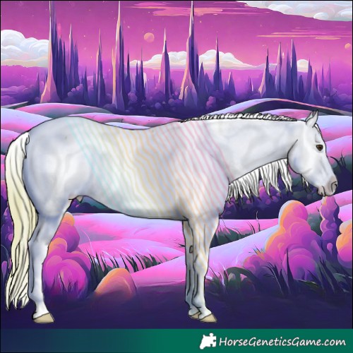 Horse Color:Watercolor White Spotted Red Dun Appaloosa 