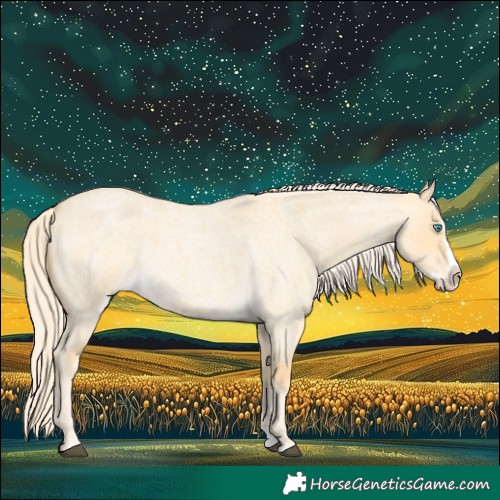 Horse Color:Palomino Roan Dun Splash 