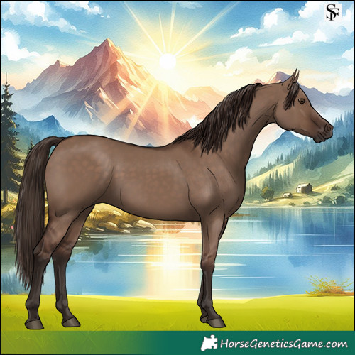 Horse Color:Liver Red Dun 