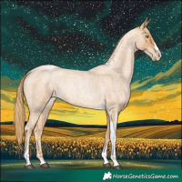 Horse Color:Red Roan Pearl Tobiano Frame 