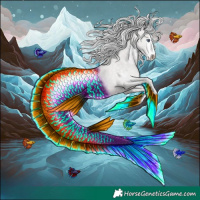 Horse Color:White Spotted Chocolate Silver Black Chinchilla Pearl Tobiano 