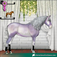 Horse Color:Watercolor Silver Brown Pearl Onyx