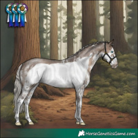Horse Color:Silver Brown Dun Sabino Frame Rabicano 