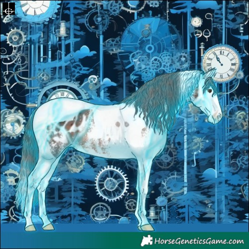 Horse Color:Thunderstruck White Spotted Brown Splash Tobiano Appaloosa 