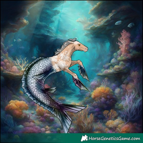 Horse Color:White Spotted Silver Classic Champagne Ice Tobiano 