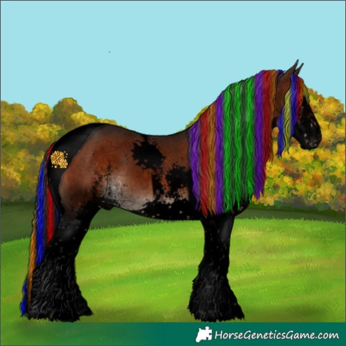 Horse Color:Void Painted Brown Sabino Splash Tobiano 