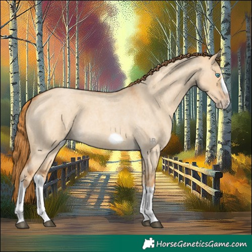 Horse Color:Red Dun Roan Splash Frame Rabicano 