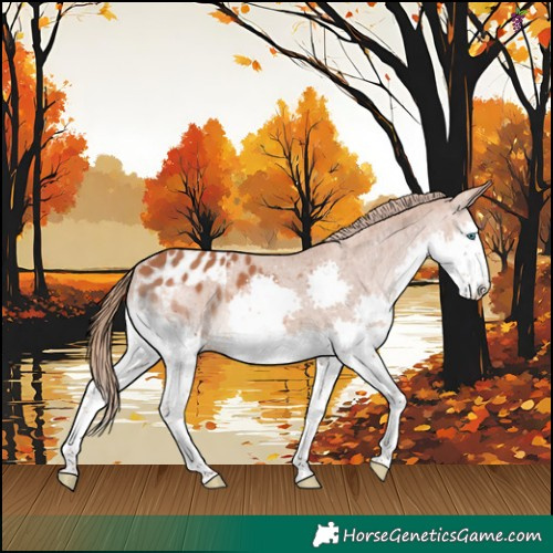 Horse Color:Chestnut Splash Appaloosa 