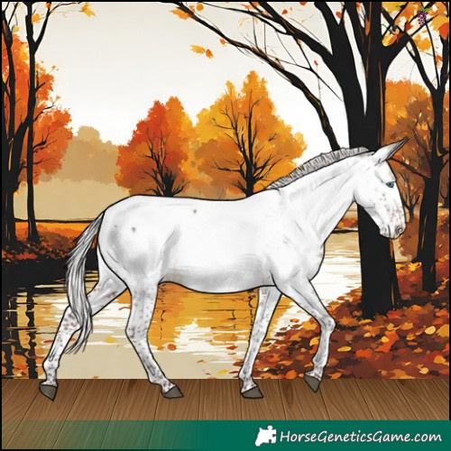 Horse Color:Silver Brown Splash Appaloosa 