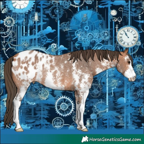 Horse Color:Bay Sabino Appaloosa Rabicano