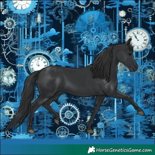 Horse Color:Black 