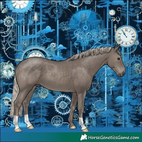 Horse Color:Silver Black