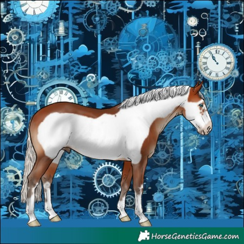 Horse Color:Silver Brown Frame 