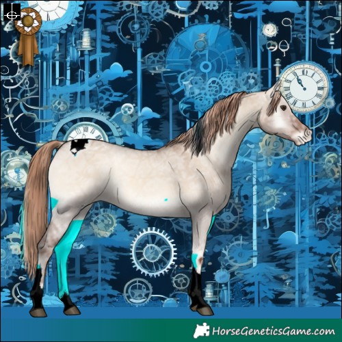Horse Color:Red Dun Ice Onyx Tobiano Appaloosa Rabicano 