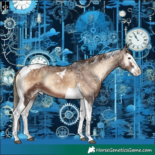 Horse Color:Liver Red Onyx Ice Splash Tobiano Appaloosa Rabicano