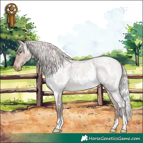 Horse Color:White Spotted Silver Brown Roan Dun Mushroom Varnish Rabicano 