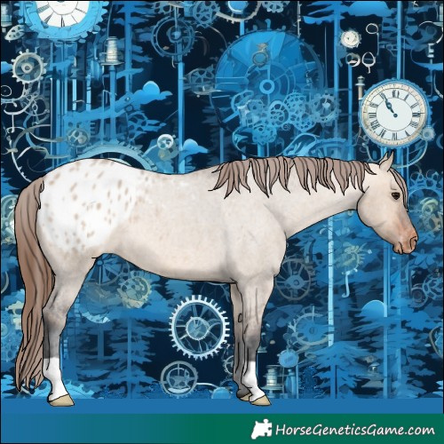 Horse Color:Bay Roan Dun Appaloosa 