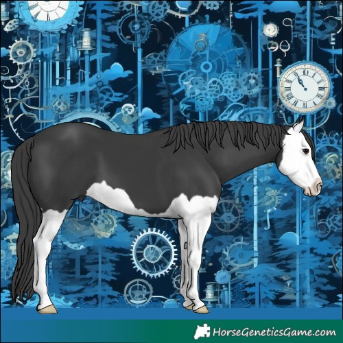 Horse Color:Black Splash 