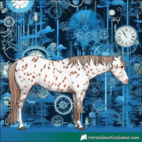 Horse Color:Chestnut Sabino Appaloosa
