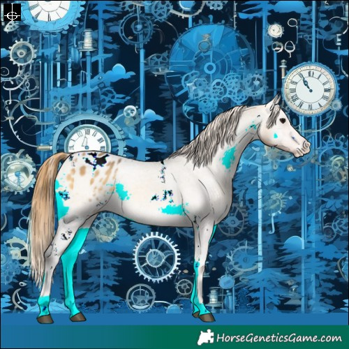 Horse Color:White Spotted Buckskin Onyx Appaloosa Rabicano 