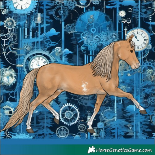 Horse Color:Chestnut Sabino