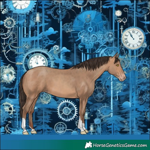 Horse Color:Sable Champagne Tobiano